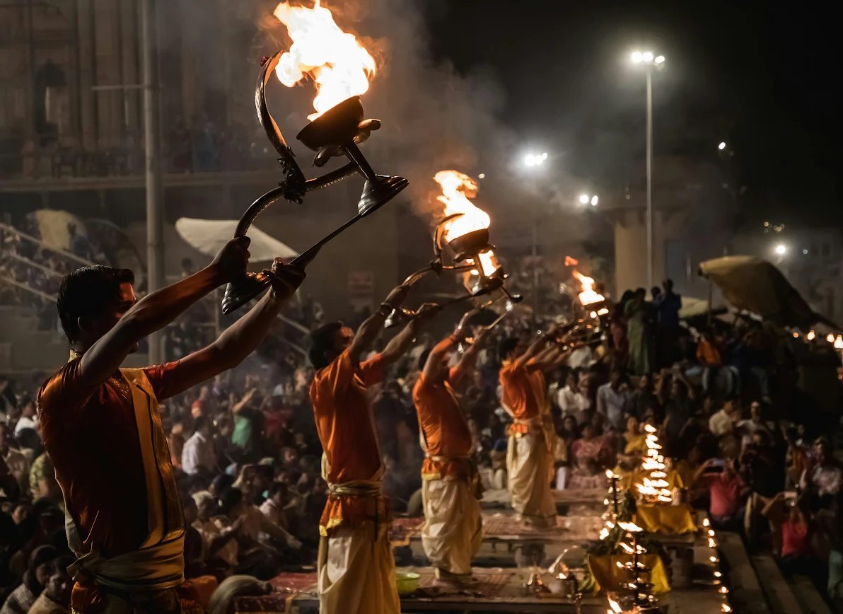 Ganga aarti at har pi pauri, Haridwar